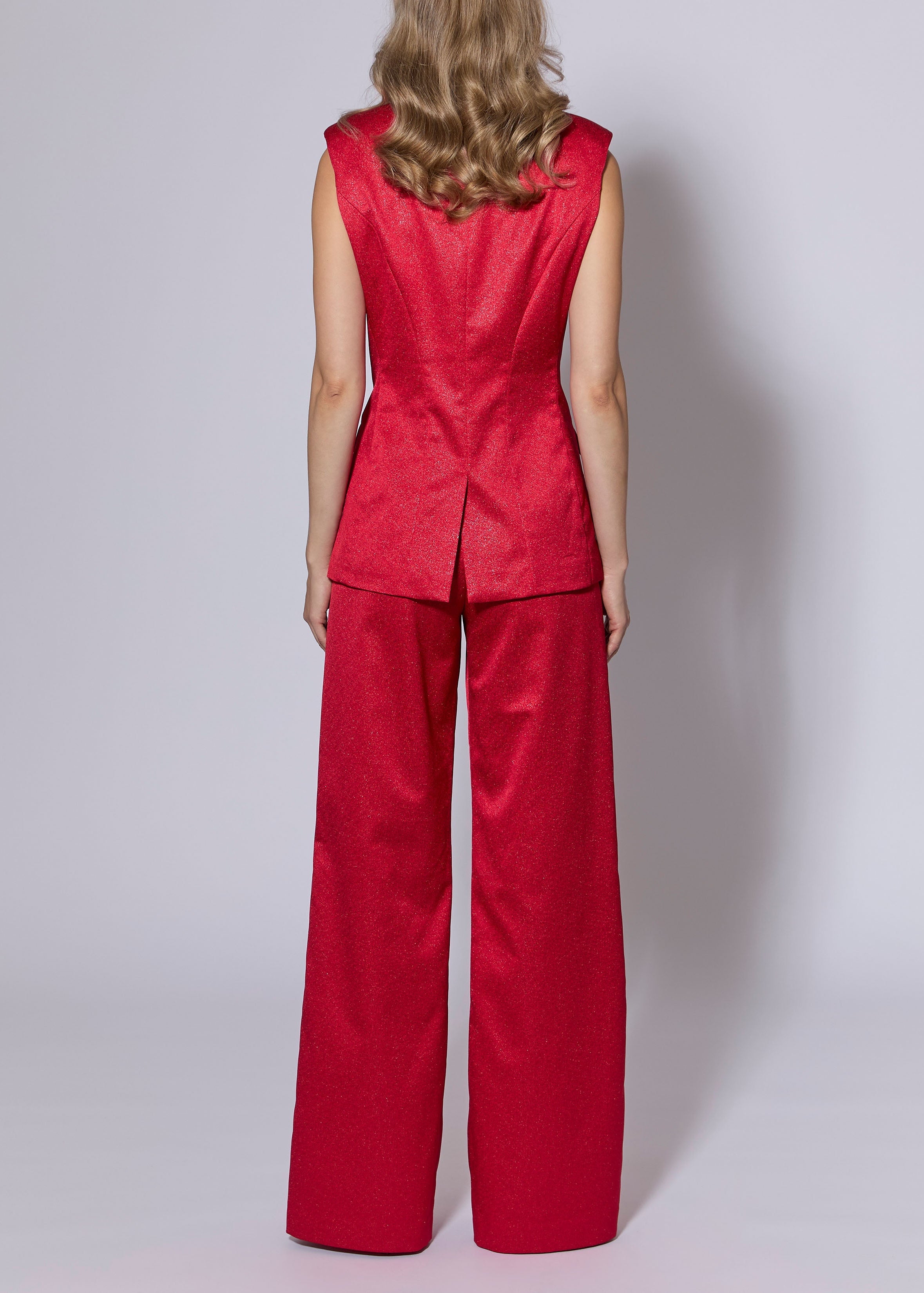 Lurex Crepe Vest