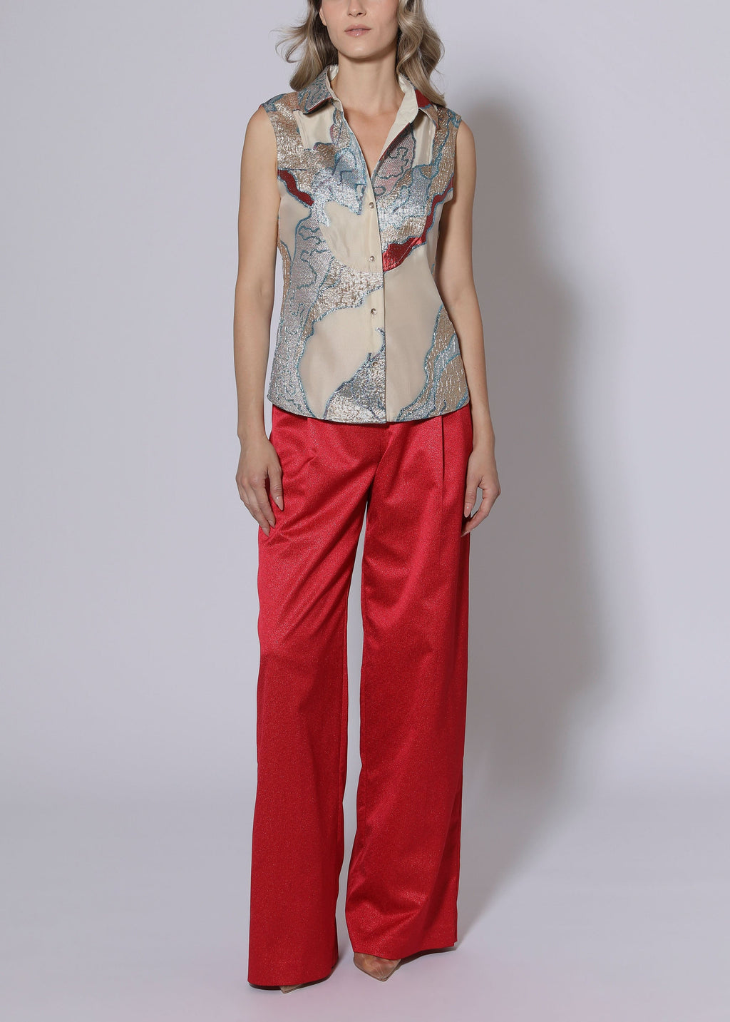 Lurex Crepe Pant - SHIPS 3.21