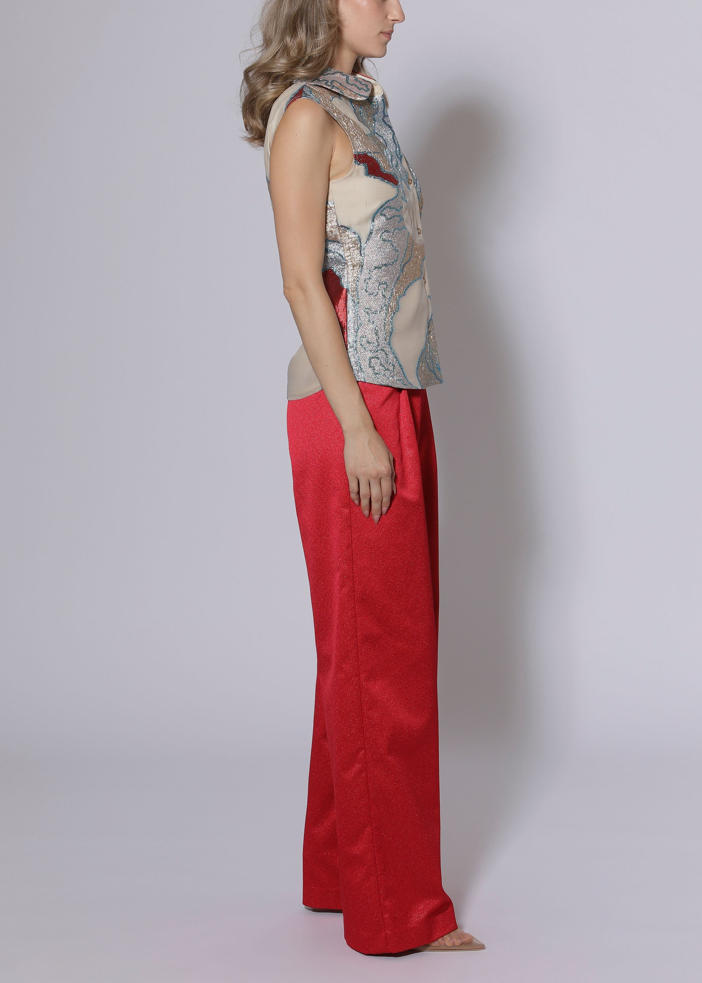Lurex Crepe Pant - SHIPS 3.21