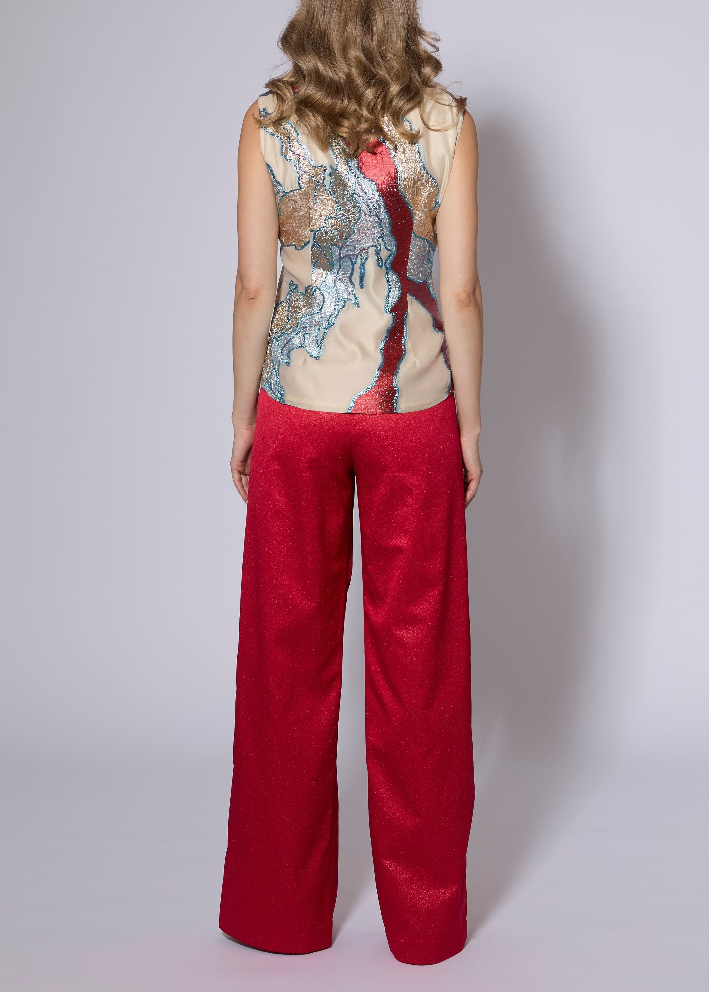Lurex Crepe Pant - SHIPS 3.21