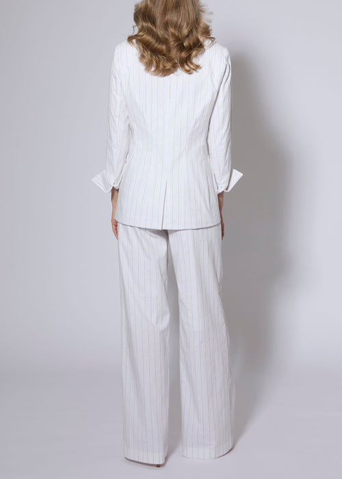 Boucle Stripe Cotton Jacket