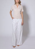 Boucle Stripe Cotton Pant