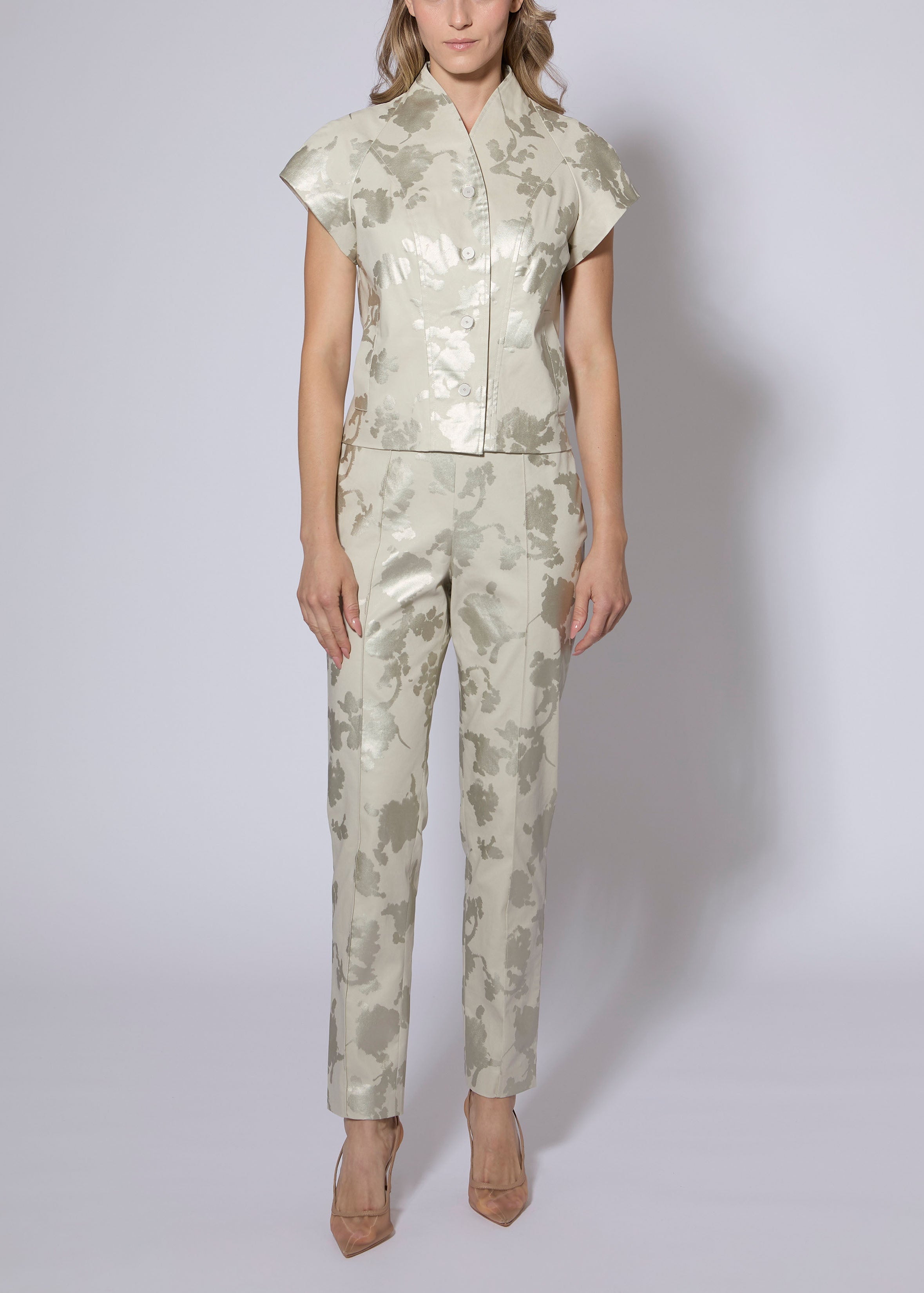 Floral Foiled Sateen Jacket - SHIPS 3.21