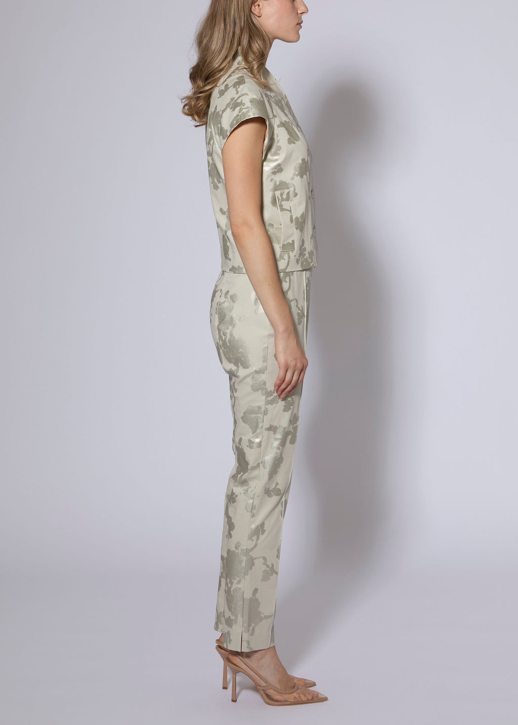 Floral Foiled Sateen Pant - SHIPS 3.21