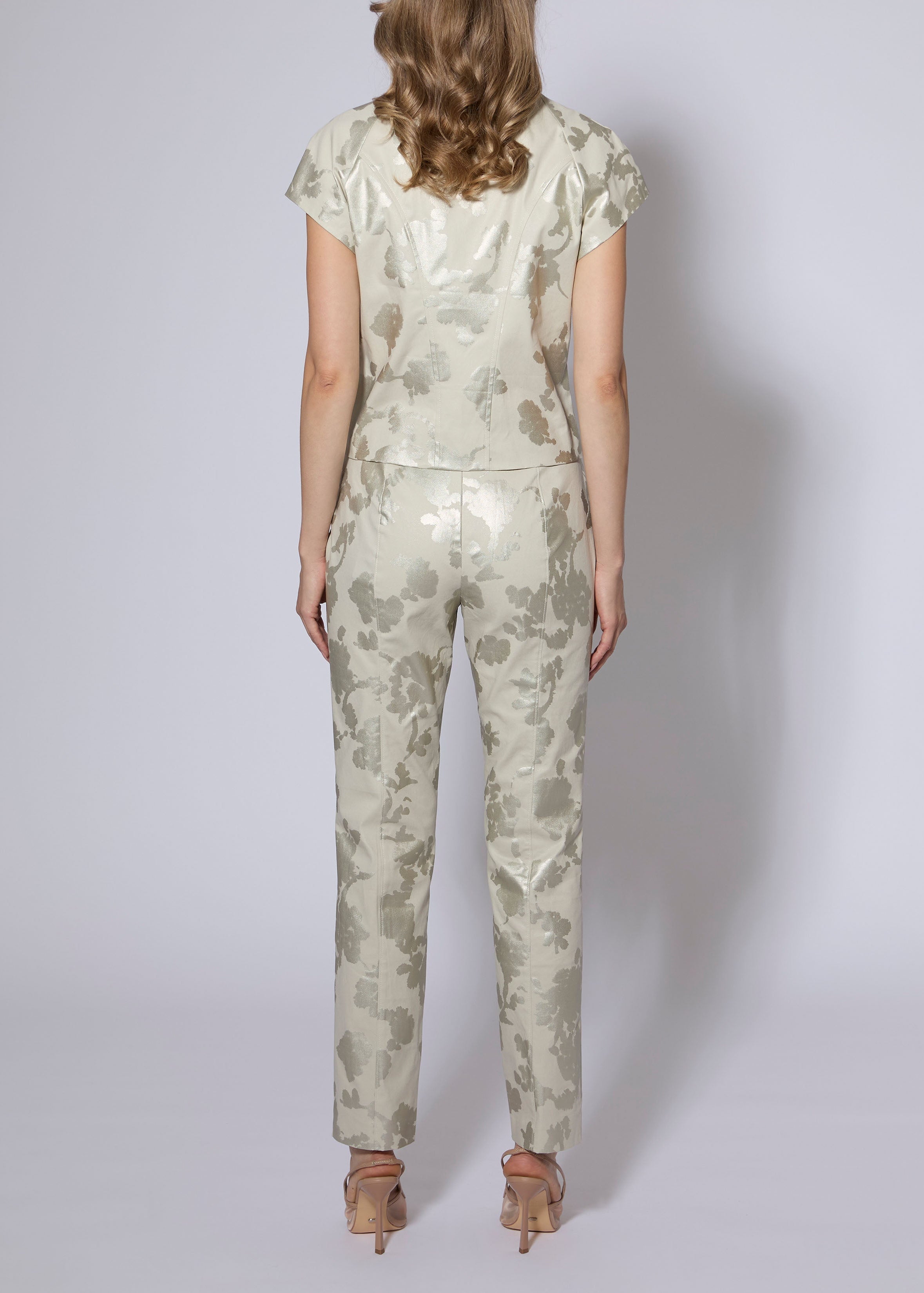 Floral Foiled Sateen Pant - SHIPS 3.21