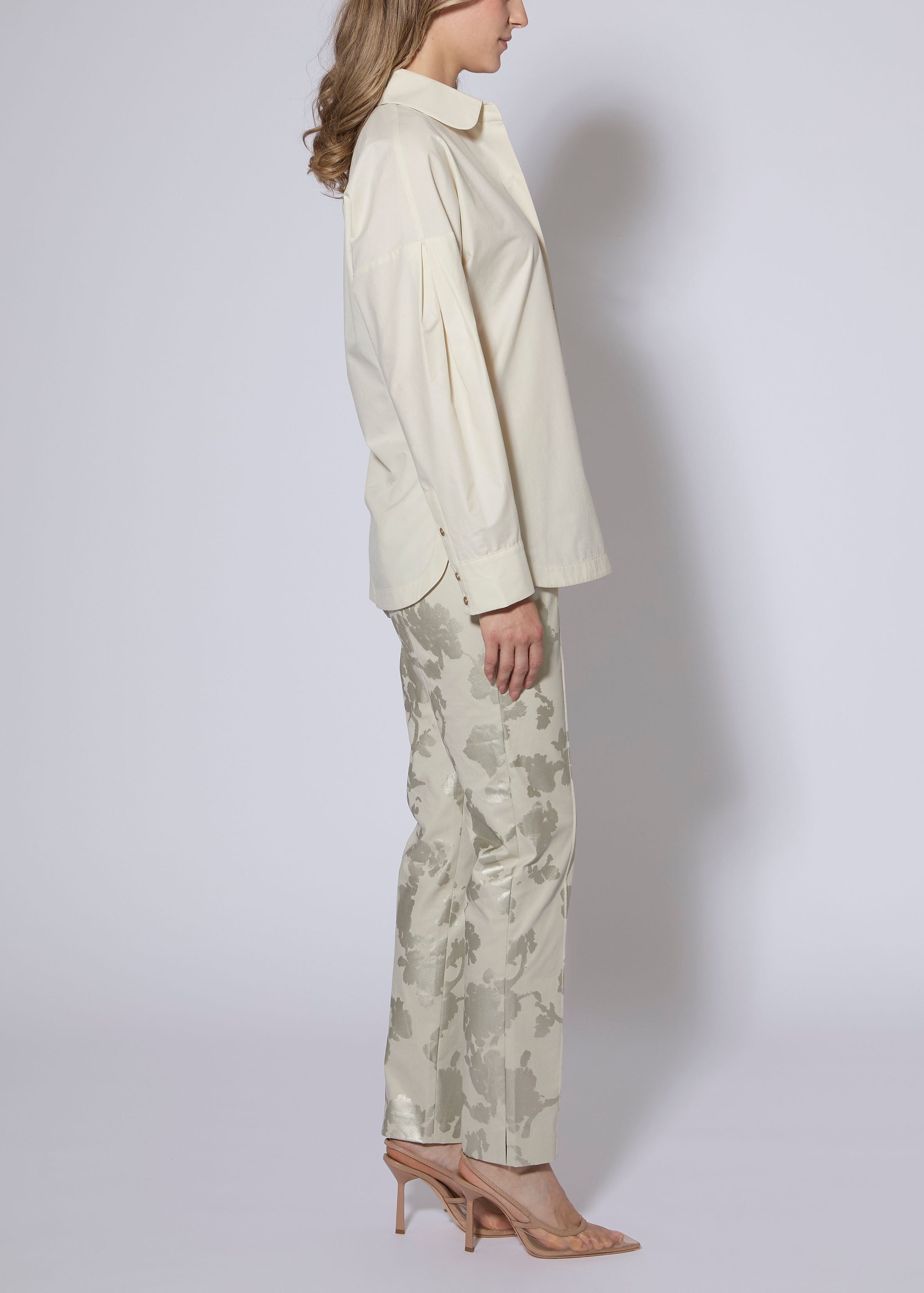 Floral Foiled Sateen Pant - SHIPS 3.21