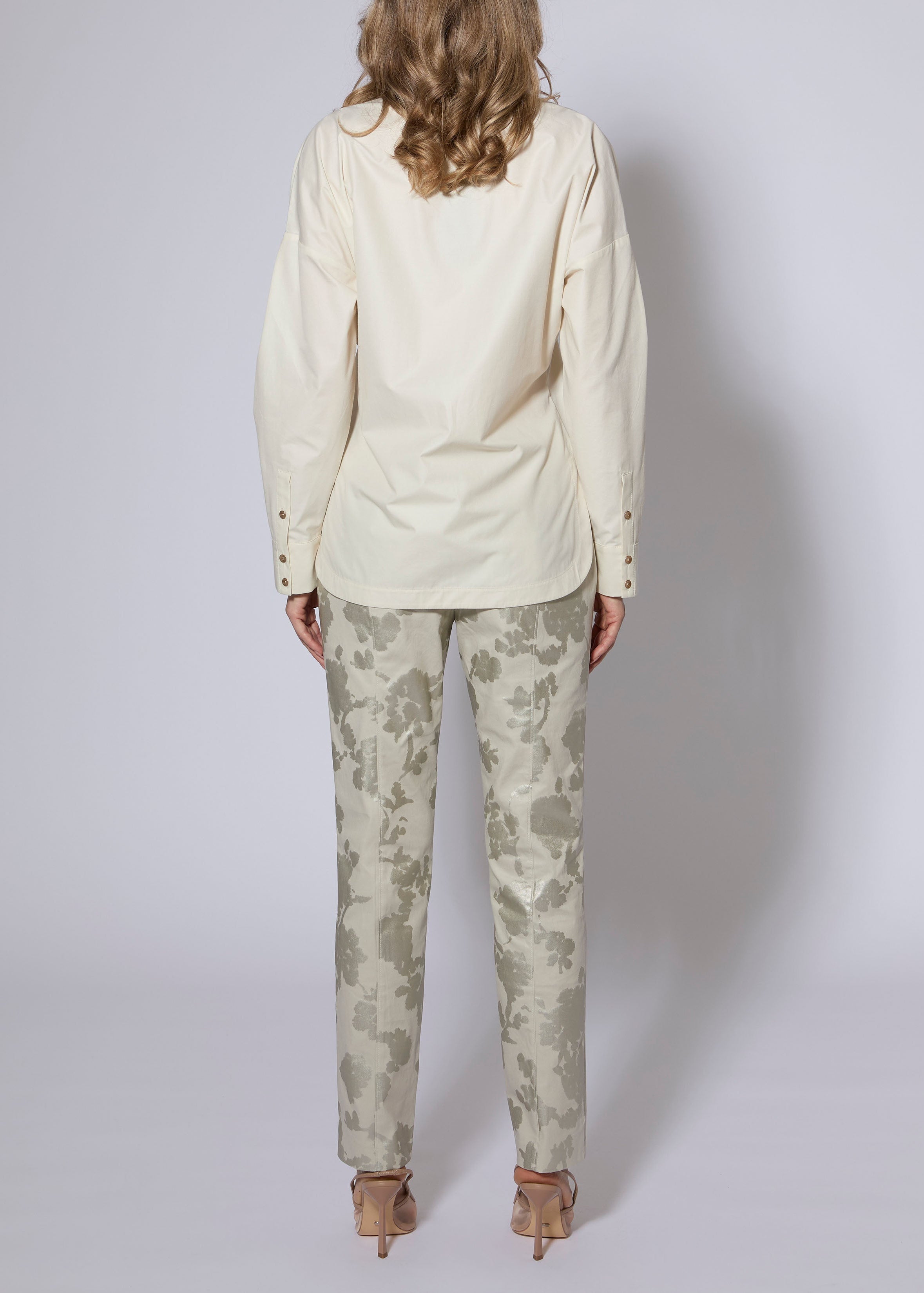 Floral Foiled Sateen Pant - SHIPS 3.21