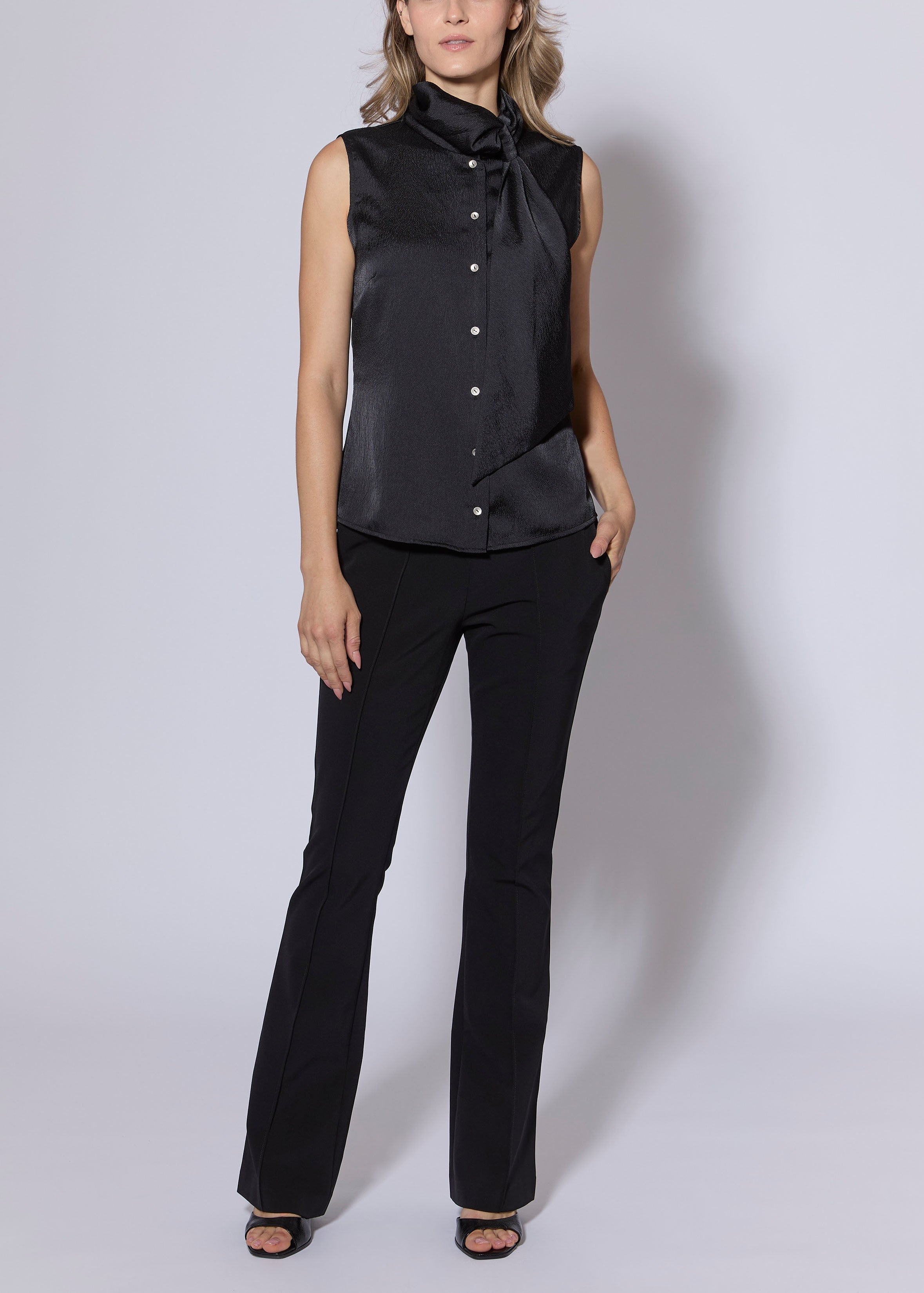 Hammered Satin Top