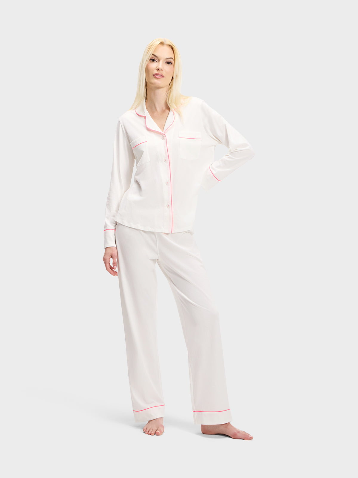 LONG SLEEVE PAJAMA SET: LIP SERVICE