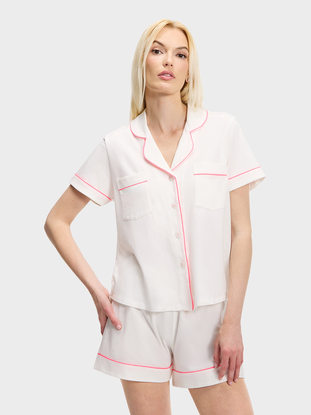 SHORTIES PAJAMA SET: LIP SERVICE