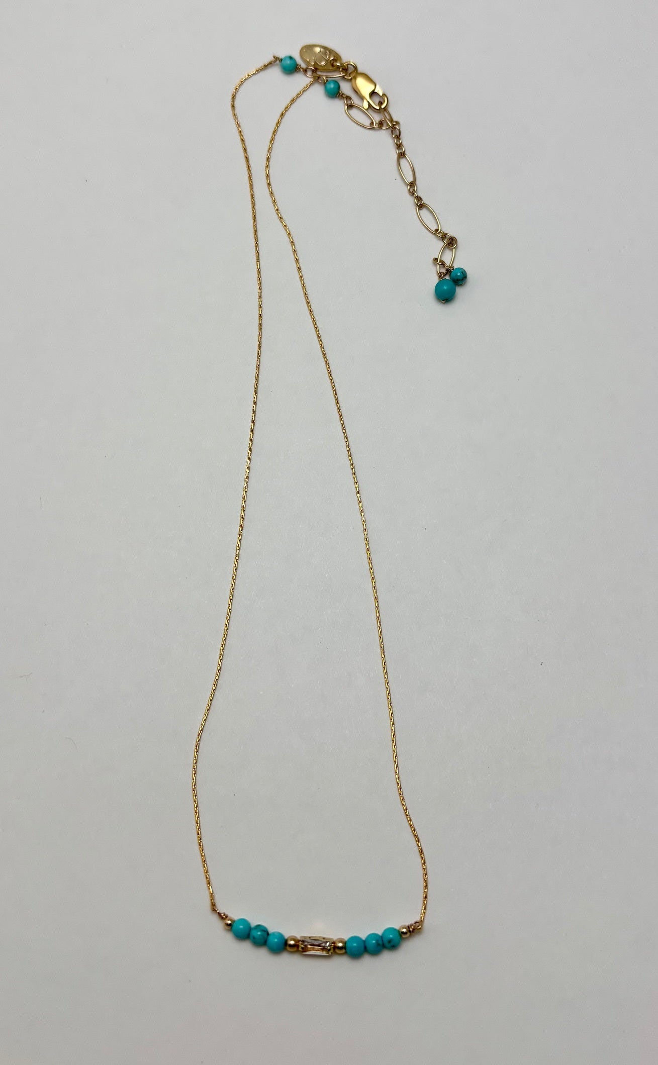 Beach Baguette Necklace ( 2 colorways)