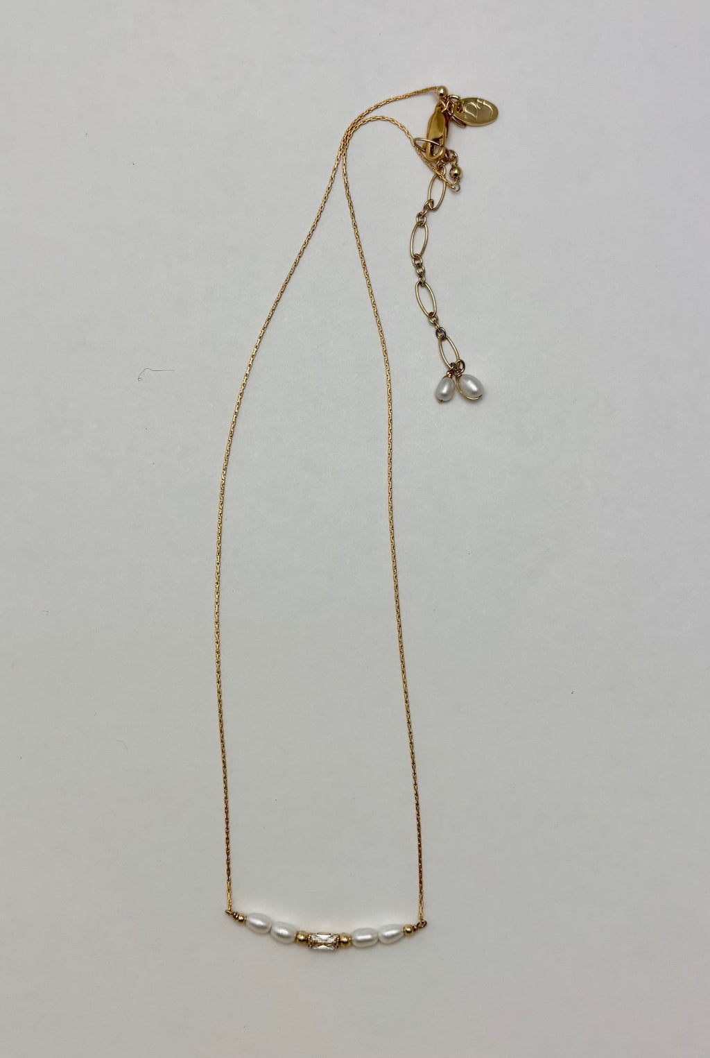 Beach Baguette Necklace ( 2 colorways)