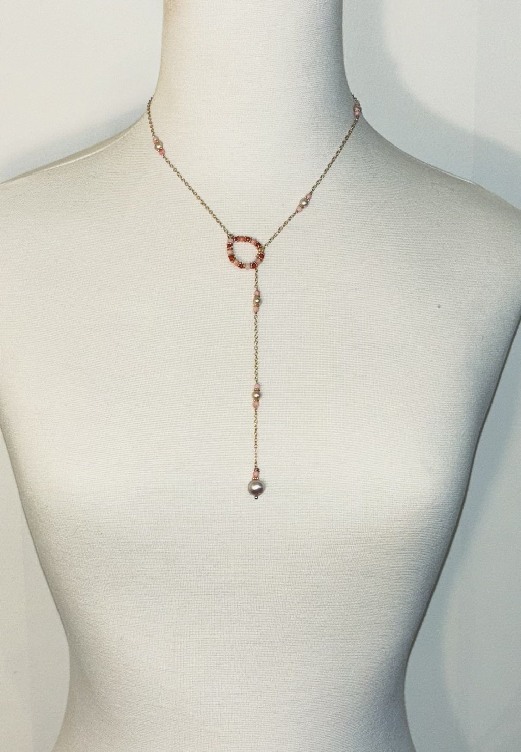 Circle of Pearls w/ Turq or Coral
