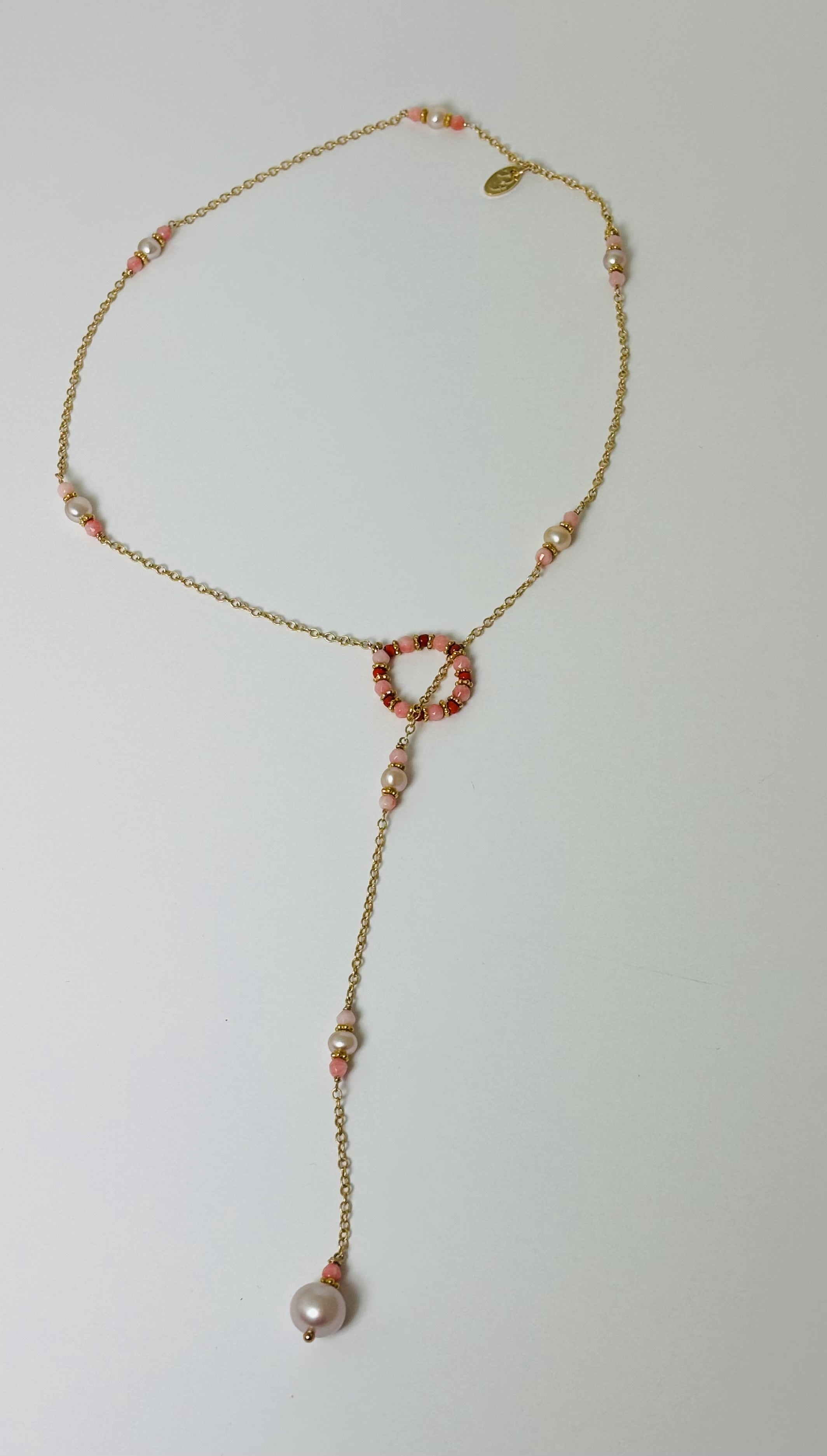 Circle of Pearls w/ Turq or Coral
