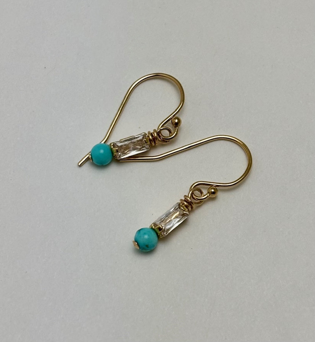 Beach Baguette Earrings (2 colorways)