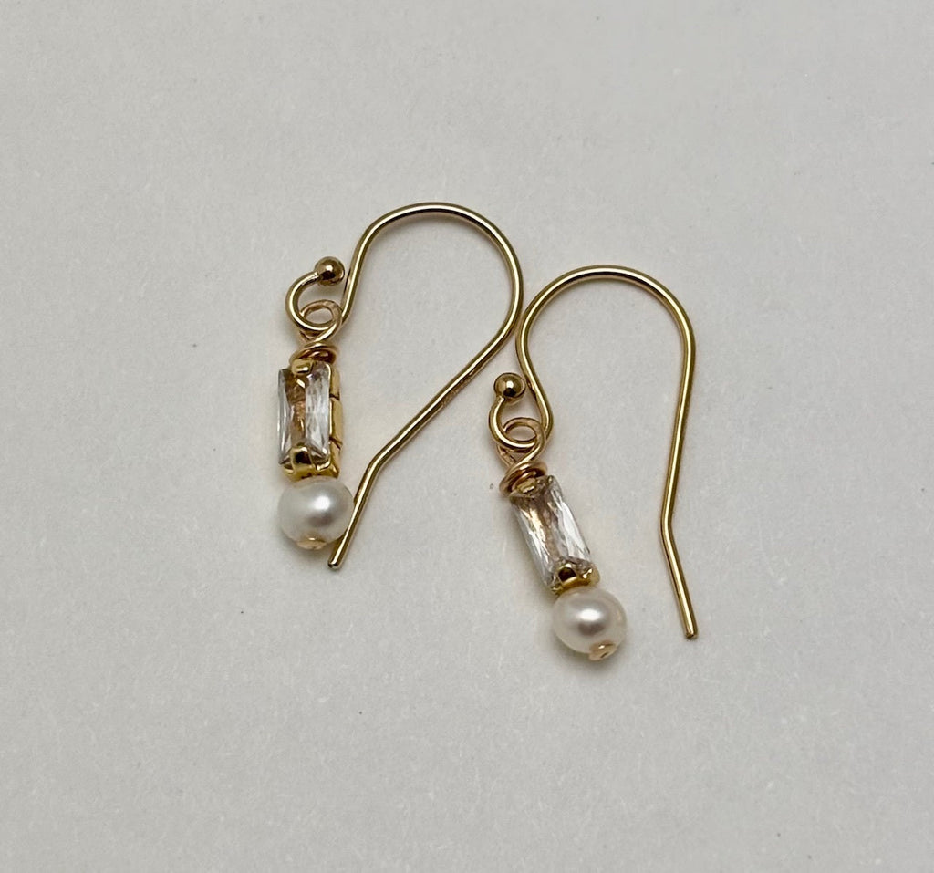 Beach Baguette Earrings (2 colorways)