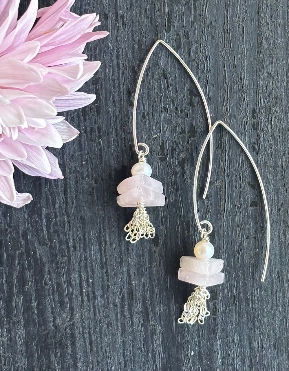 Pink Sails Earrings