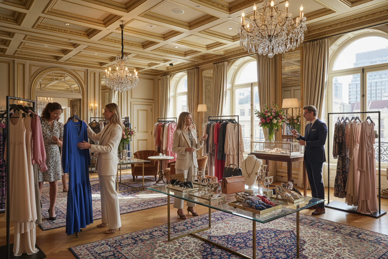 This needs to be a fashion pop up event in a hotel 