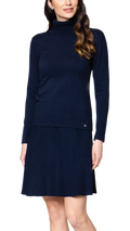 Paris Classic Turtleneck, Dark Navy