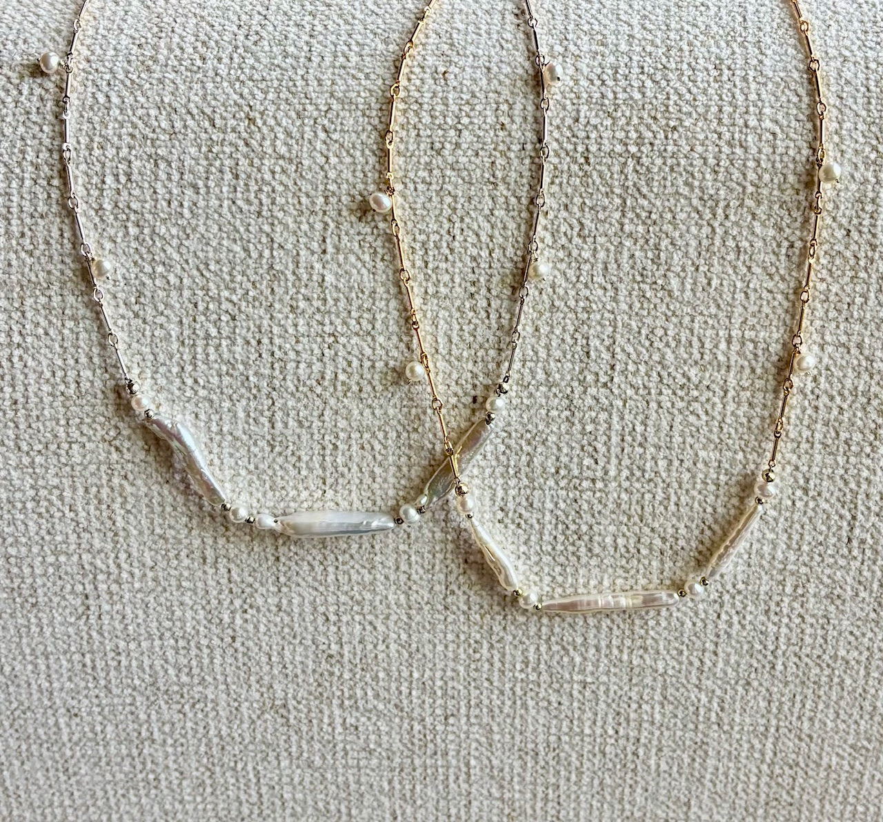 Triad Pearl Necklace