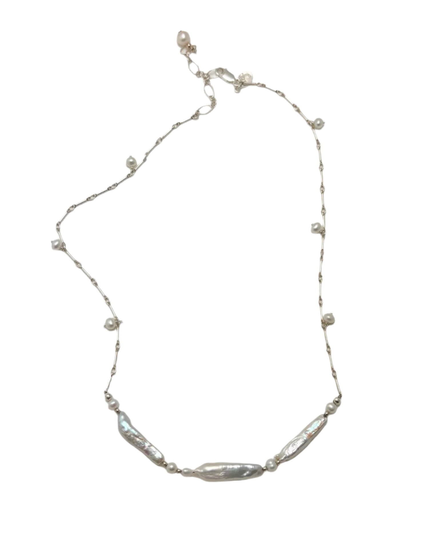 Triad Pearl Necklace