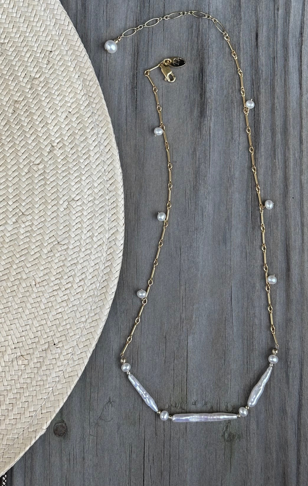 Triad Pearl Necklace